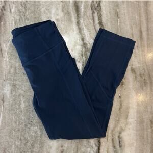 Lululemon Fast and Free High-Rise Tight 22” Nulux, Navy, Size 2